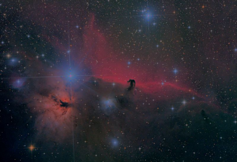 Horsehead and Flame Nebulae in Orion 16 Dec 2017
Link-words: Duncan