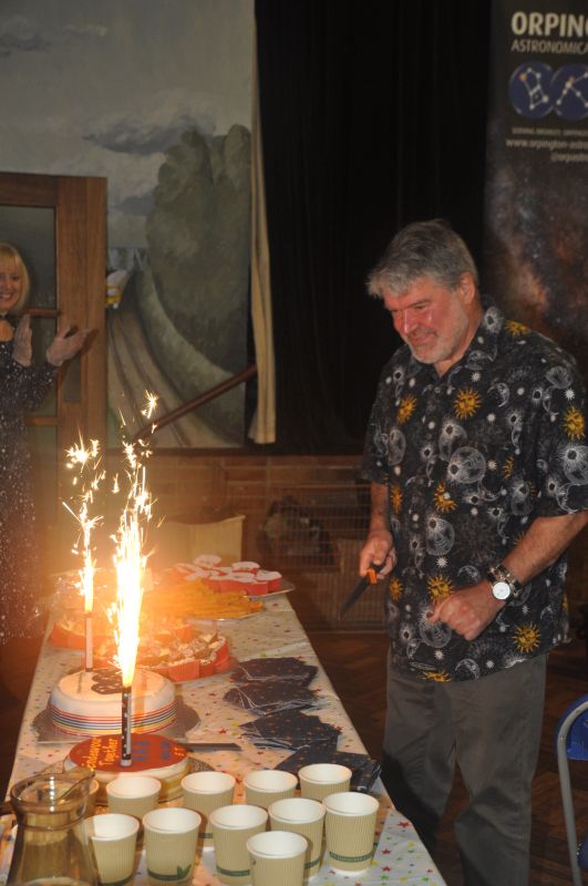 OAS 40th Anniversary Event 16-10-2021, Greg enjoying the pyrotechnics
Link-words: Celebration2021
