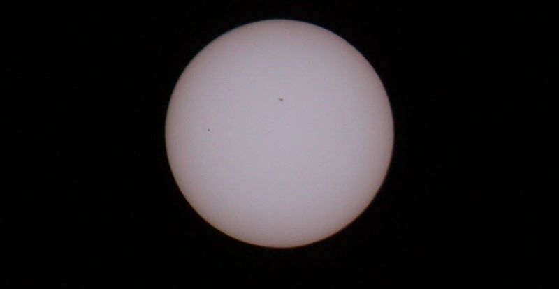Transit of Mercury
My First Image of the Sun and of a Transit
Link-words: Mercury Sun Transit