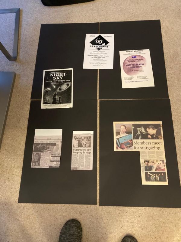 Outreach Events display at the 40th Anniversary
by Hugh Alford
Link-words: Outreach Celebration2021