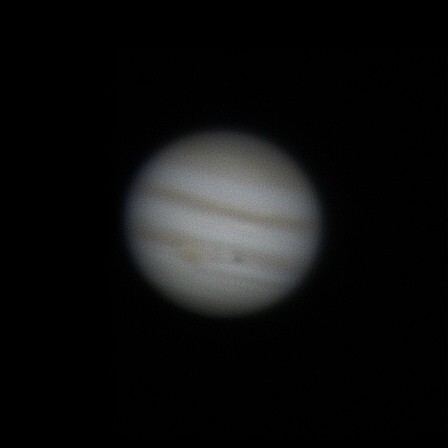 Jupiter, GRS and IO shadow
Taken a day after opposition with Neximage 10 Camera
Link-words: Jupiter