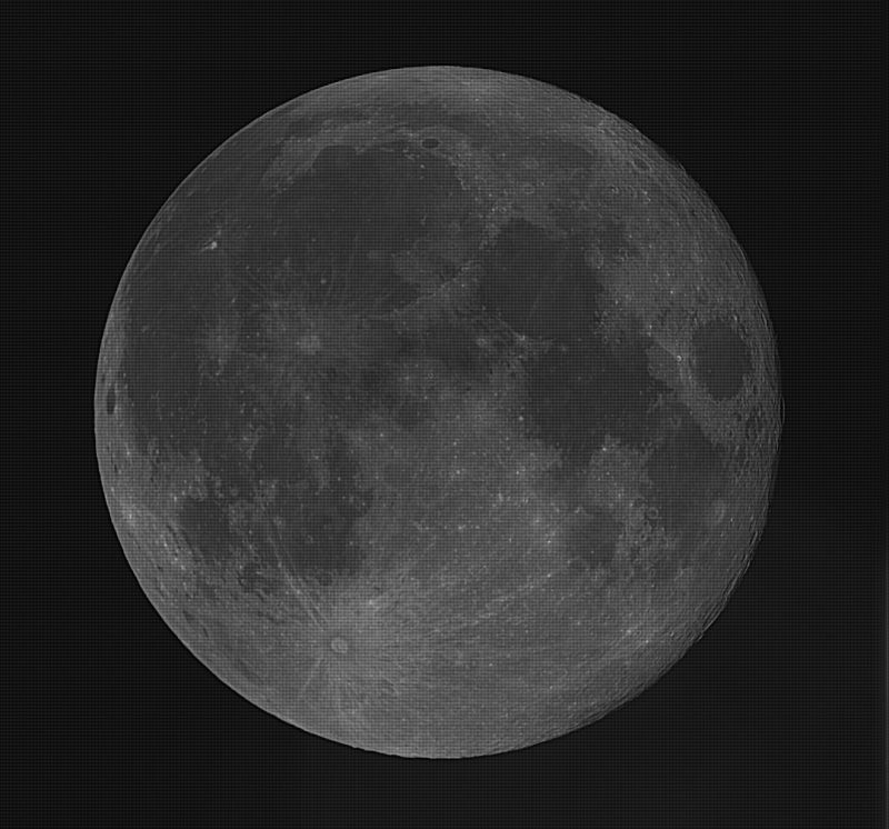 The Full Moon
The Moon created by video stacking
Link-words: Moon