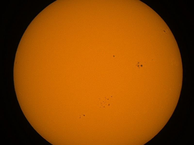 Photosphere of the Sun_2023-09-25
Image of the Sun, using my eVscope, after a firmware update, that allows the telescope to find and track the Sun.
Link-words: Sun
