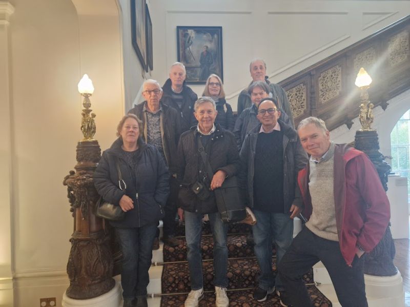 Bentley Priory Museum Group photo
Group photo of attendees for trip to Bentley Priory Museum- on staircase inside main building
Link-words: BentleyPriory2024 London